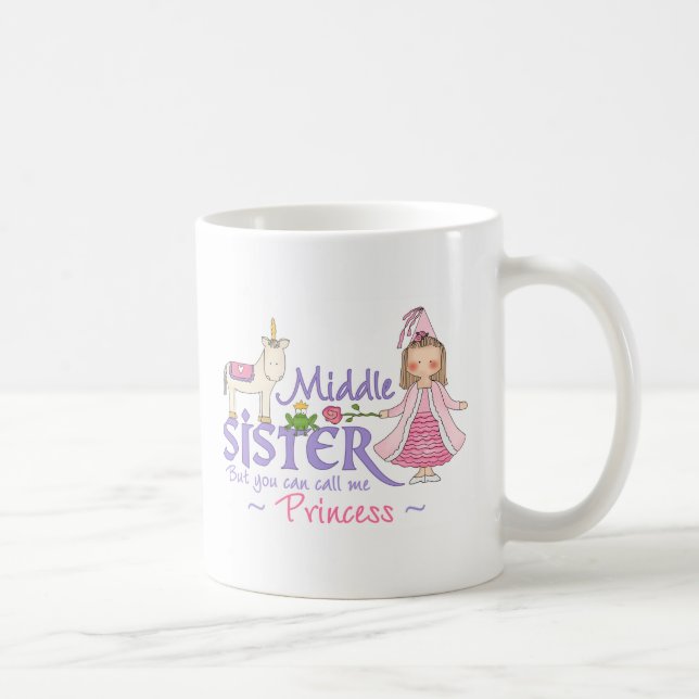 Unicorn Princess Middle Sister Coffee Mug (Right)
