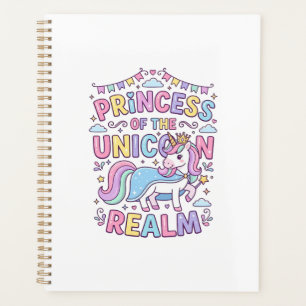 Unicorn Princess of the Unicorn Realm Charming POD Planner