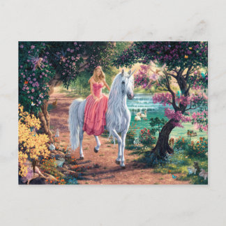 Unicorn Princess Postcard