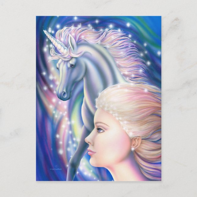 Unicorn Princess Postcard (Front)