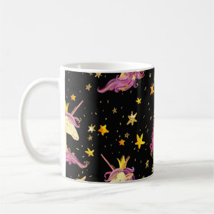 Unicorn Princess: Watercolor Fairy Tale Coffee Mug