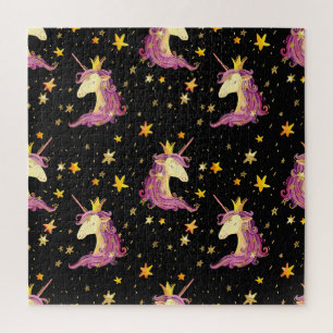 Unicorn Princess: Watercolor Fairy Tale Jigsaw Puzzle