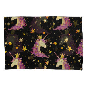 Unicorn Princess: Watercolor Fairy Tale Pillowcase