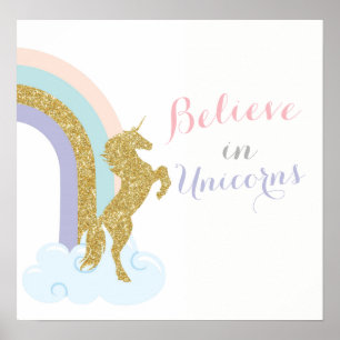 Unicorn Print, Unicorn Bedroom Decorations