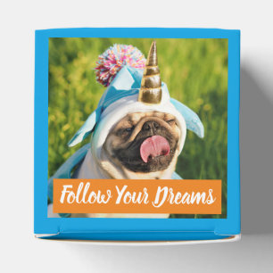 Unicorn Pug Favour Box
