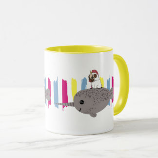 Unicorn Pug Narwhal Mug