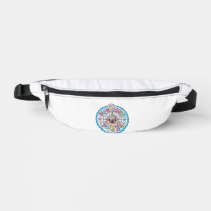 Unicorn Pugicorn Power Funny Cute Gift Design_1 Bum Bags