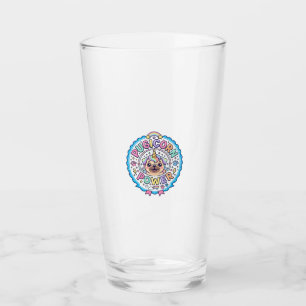 Unicorn Pugicorn Power Funny Cute Gift Design_1 Glass