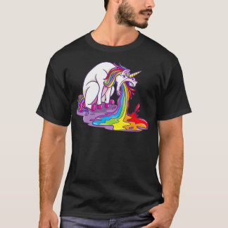 Unicorn Puking Rainbow Pullover 