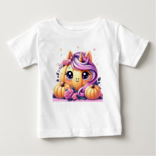 Unicorn pumpkin 01 baby T-Shirt