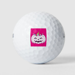 Unicorn Pumpkin Golf Balls