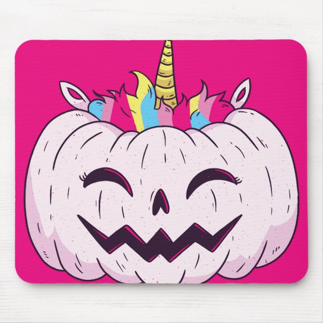 Unicorn Pumpkin Mouse Mat (Front)