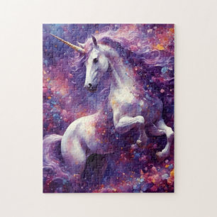 Unicorn Purple Mane Jigsaw Puzzle