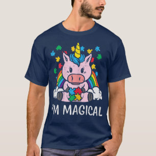 Unicorn Puzzle Im Magical Autism Awareness Toddler T-Shirt