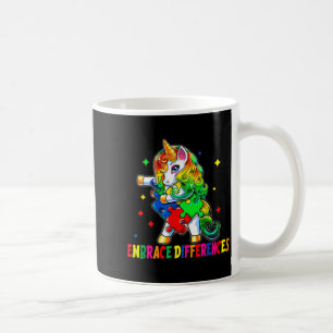 Unicorn puzzle piece autism awareness month boys coffee mug
