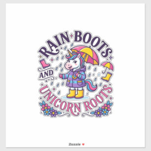 Unicorn Rain Boots and Unicorn Roots Commercial Sh