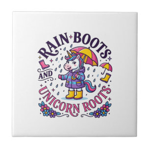 Unicorn Rain Boots and Unicorn Roots Commercial Sh Tile