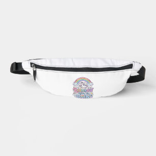 Unicorn Rainbow After the Rain Premium Vector Typo Bum Bags