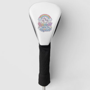 Unicorn Rainbow After the Rain Premium Vector Typo Golf Head Cover