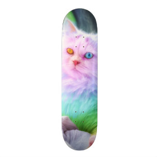 Unicorn Rainbow Cat Skateboard