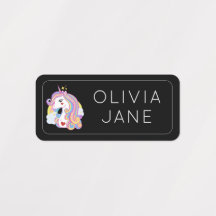 Unicorn Rainbow Custom Name