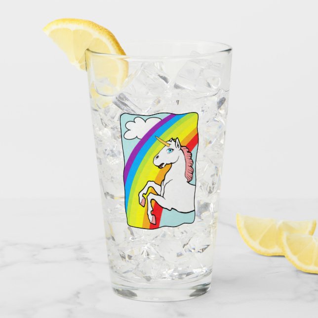 Unicorn Rainbow Glass (Front Ice)