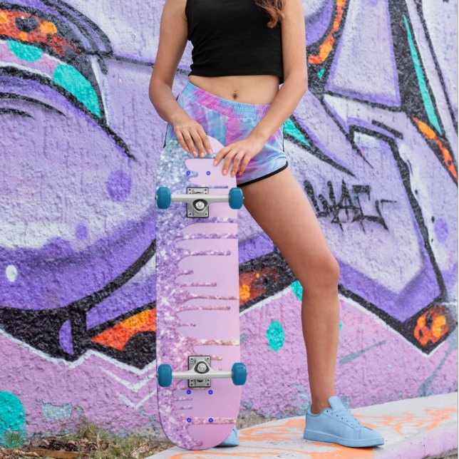 Unicorn Rainbow Glitter Skateboard (Creator Uploaded)