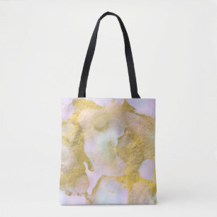 *~* Unicorn Rainbow Holograghic Pastel Gold AP1 Tote Bag