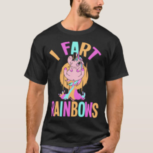 Unicorn Rainbow I Fart Rainbows 2 T-Shirt