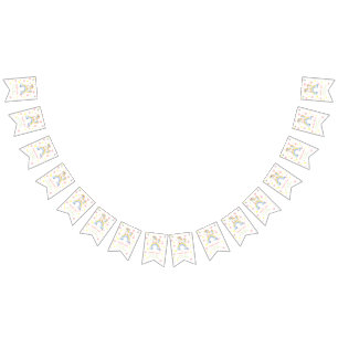 Unicorn Rainbow Magic One First Birthday Bunting