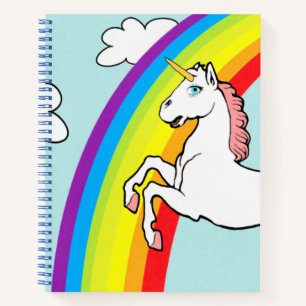 Unicorn Rainbow Notebook