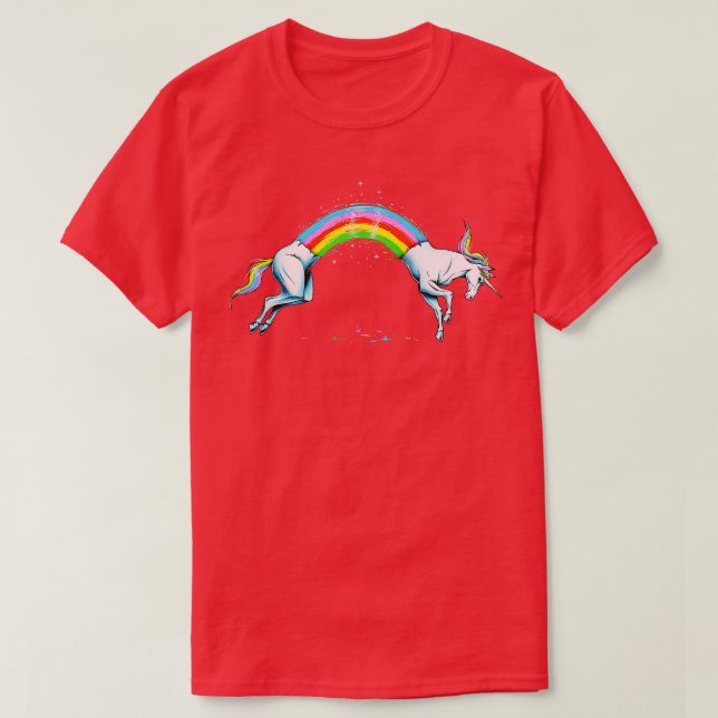 Unicorn Rainbow T-Shirt (Design Front)