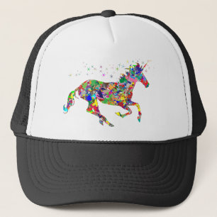 Unicorn Rainbow Trucker Hat