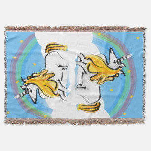 Unicorn, Rainbows and Stars Blanket