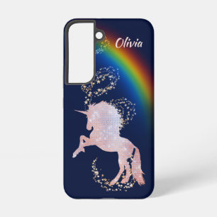 Unicorn Rainbox Stars Sparkle Samsung Galaxy Case