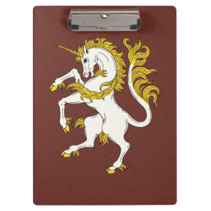 Unicorn Rampant Clipboard