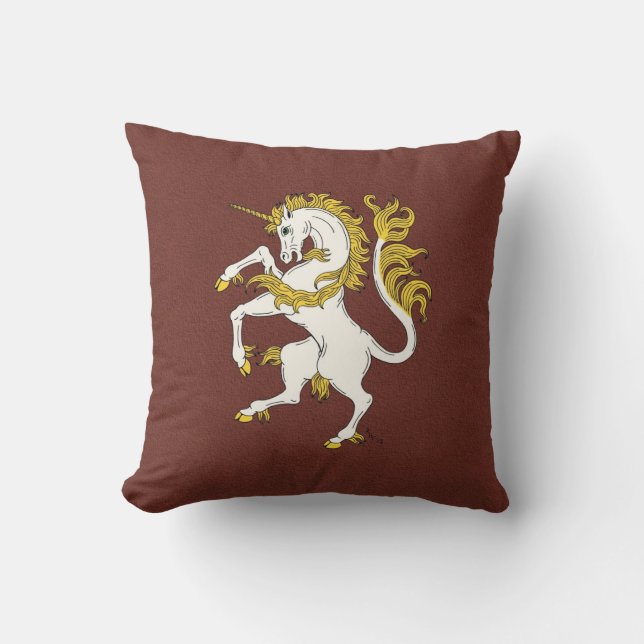 Unicorn Rampant Cushion (Front)