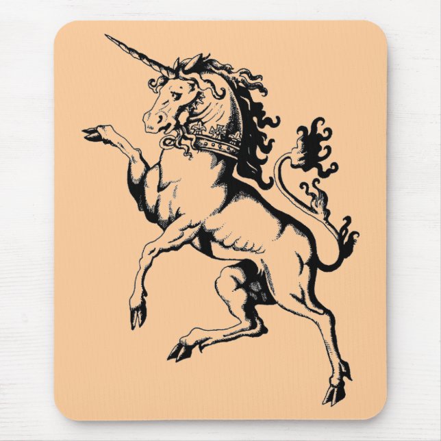 Unicorn Rampant Mouse Mat (Front)