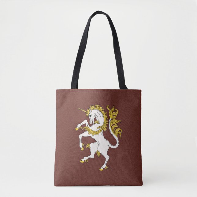 Unicorn Rampant Tote Bag (Front)