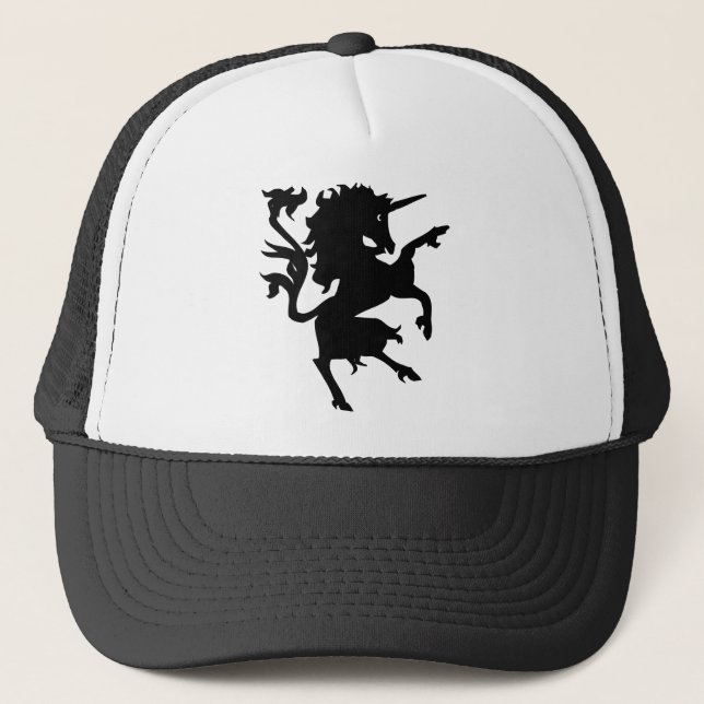 Unicorn Rampant Trucker Hat (Front)