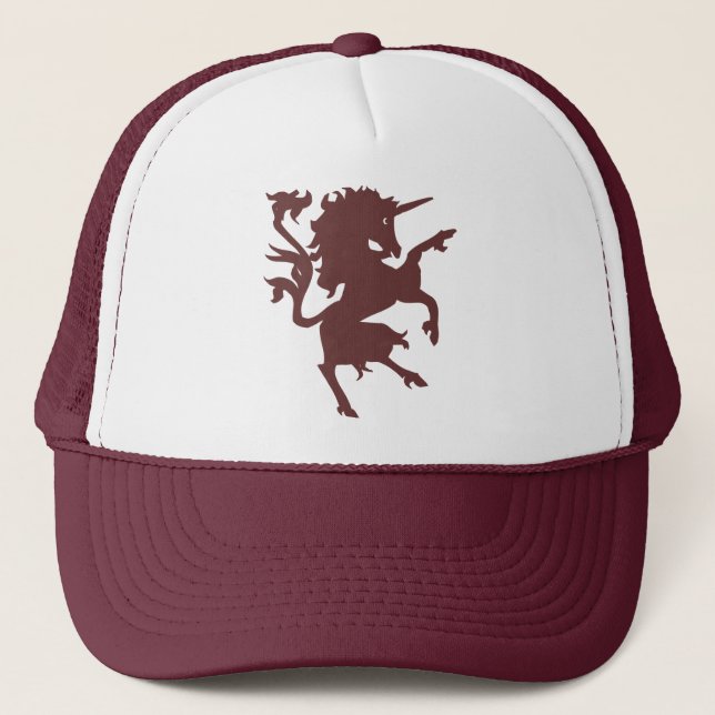 Unicorn Rampant Trucker Hat (Front)