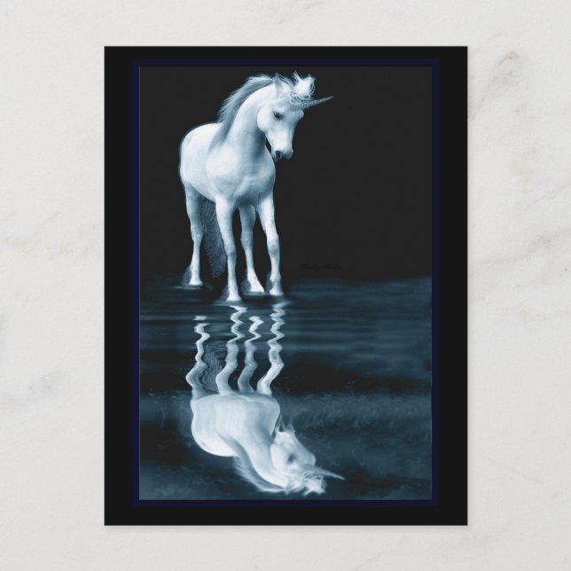 unicorn reflections postcards (Front)