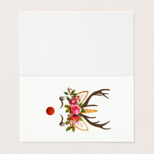 Unicorn Reindeer Antler / Christmas Flowers