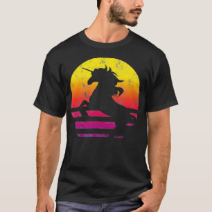 Unicorn Retro Style Vintage T-Shirt