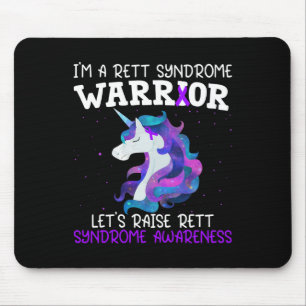 Unicorn Rett Syndrome Warrior Gift Rett Syndrome A Mouse Mat