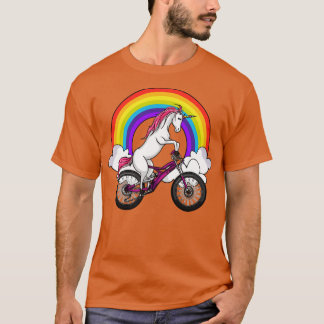 Unicorn Riding A Bicycle  T-Shirt