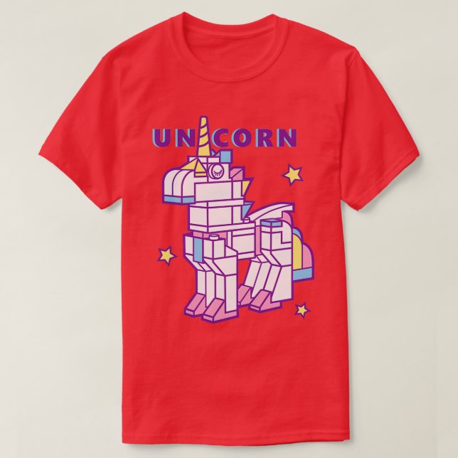 Unicorn Robot Classic T-Shirt (Design Front)
