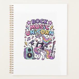 Unicorn Rock Music Unicorn Charming Marketplace Ar Planner