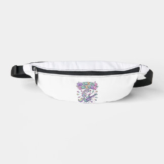Unicorn Rockstar Unicorn Charming Apparel Graphic_ Bum Bags