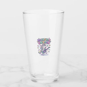 Unicorn Rockstar Unicorn Charming Apparel Graphic_ Glass